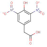 3,5-Dinitro-4-hydroxyphenylacetic acid Structure,10463-37-3Structure