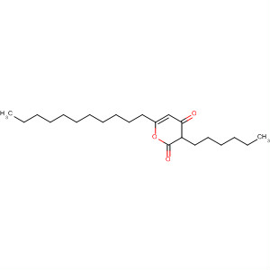 3-Hexyldihydro-6-undecyl-2h-pyran-2,4(3h)-dioneStructure,104801-95-8Structure 3-Hexyldihydro-6-undecyl-2h-pyran-2,4(3h)-dione Structure,104801-95-8Structure