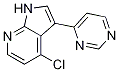 4-氯-3-(4-嘧啶)-1H-吡咯并[2,3-B]吡啶結(jié)構(gòu)式_1048967-37-8結(jié)構(gòu)式
