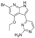 4-(6-溴-4-乙氧基-1H-吡咯并[2,3-B]吡啶-3-基)-2-嘧啶胺結(jié)構(gòu)式_1048967-45-8結(jié)構(gòu)式