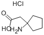 (1-Aminocyclopentyl)acetic acid hydrochlorideStructure,1049720-85-5Structure (1-Aminocyclopentyl)acetic acid hydrochloride Structure,1049720-85-5Structure