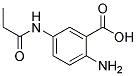 Benzoic acid, 2-amino-5-[(1-oxopropyl)amino]-(9ci) Structure,104986-14-3Structure