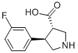 (3S,4R)-4-(3-fluorophenyl)pyrrolidine-3-carboxylic acidStructure,1049975-95-2Structure (3S,4R)-4-(3-fluorophenyl)pyrrolidine-3-carboxylic acid Structure,1049975-95-2Structure