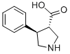 (3S,4R)-4-phenylpyrrolidine-3-carboxylic acidStructure,1049984-33-9Structure (3S,4R)-4-phenylpyrrolidine-3-carboxylic acid Structure,1049984-33-9Structure