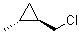 (1R,2R)-反式-1-(氯甲基)-2-甲基環(huán)丙烷結(jié)構(gòu)式_10524-03-5結(jié)構(gòu)式