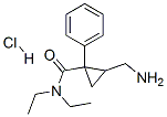 (E)-2-(Aminomethyl)-N,N-diethyl-1-phenylcyclopropanecarboxamide hydrochlorideStructure,105310-47-2Structure (E)-2-(Aminomethyl)-N,N-diethyl-1-phenylcyclopropanecarboxamide hydrochloride Structure,105310-47-2Structure