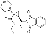 cis-2-[(1,3-Dihydro-1,3-dioxo-2H-isoindol-2-yl)methyl-N,N-diethyl-1-phenylcyclopropanecarboxamideStructure,105310-75-6Structure cis-2-[(1,3-Dihydro-1,3-dioxo-2H-isoindol-2-yl)methyl-N,N-diethyl-1-phenylcyclopropanecarboxamide Structure,105310-75-6Structure