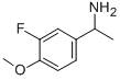 1-(3-Fluoro-4-methoxyphenyl)ethanamineStructure,105321-49-1Structure 1-(3-Fluoro-4-methoxyphenyl)ethanamine Structure,105321-49-1Structure