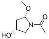 3-Pyrrolidinol, 1-acetyl-5-methoxy-, (3r-cis)-(9ci)Structure,105595-45-7Structure 3-Pyrrolidinol, 1-acetyl-5-methoxy-, (3r-cis)-(9ci) Structure,105595-45-7Structure