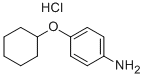 4-(Cyclohexyloxy)anilinehydrochlorideStructure,105971-50-4Structure 4-(Cyclohexyloxy)anilinehydrochloride Structure,105971-50-4Structure