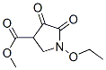 3-Pyrrolidinecarboxylicacid,1-ethoxy-4,5-dioxo-,methylester(9ci)Structure,106180-91-0Structure 3-Pyrrolidinecarboxylicacid,1-ethoxy-4,5-dioxo-,methylester(9ci) Structure,106180-91-0Structure