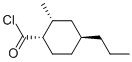 Cyclohexanecarbonyl chloride, 2-methyl-4-propyl-, (1alpha,2alpha,4beta)-(9ci)Structure,106349-28-4Structure Cyclohexanecarbonyl chloride, 2-methyl-4-propyl-, (1alpha,2alpha,4beta)-(9ci) Structure,106349-28-4Structure
