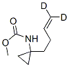 Carbamic acid, [1-(3-butenyl-4,4-d2)cyclopropyl]-, methyl ester (9ci) Structure,106455-75-8Structure