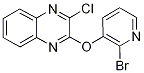 2-(2-溴-吡啶-3-基氧基)-3-氯-喹噁啉e結(jié)構(gòu)式_1065484-71-0結(jié)構(gòu)式