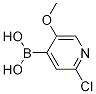 Boronic acid, B-(2-chloro-5-methoxy-4-pyridinyl)-Structure,1072945-98-2Structure Boronic acid, B-(2-chloro-5-methoxy-4-pyridinyl)- Structure,1072945-98-2Structure