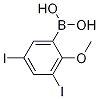 3,5-Diiodo-2-methoxyphenylboronic acidStructure,1072951-59-7Structure 3,5-Diiodo-2-methoxyphenylboronic acid Structure,1072951-59-7Structure