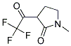 2-Pyrrolidinone, 1-methyl-3-(trifluoroacetyl)-(9ci)Structure,107470-28-0Structure 2-Pyrrolidinone, 1-methyl-3-(trifluoroacetyl)-(9ci) Structure,107470-28-0Structure