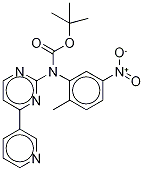 N-(2-甲基-5-硝基苯基)-N-[4-吡啶-3-基-嘧啶-2-基]-t-叔丁氧羰基結(jié)構(gòu)式_1076198-55-4結(jié)構(gòu)式