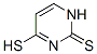 2(1H)-pyrimidinethione, 4-mercapto-(9ci)Structure,107686-58-8Structure 2(1H)-pyrimidinethione, 4-mercapto-(9ci) Structure,107686-58-8Structure