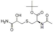 N-乙酰基-s-(3-氨基-2-羥基-3-氧代丙基)-l-半胱氨酸-1,1-二甲基乙酯結(jié)構(gòu)式_1079950-08-5結(jié)構(gòu)式