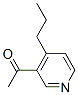Ethanone, 1-(4-propyl-3-pyridinyl)-(9ci)Structure,108134-82-3Structure Ethanone, 1-(4-propyl-3-pyridinyl)-(9ci) Structure,108134-82-3Structure