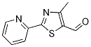 5-Thiazolecarboxaldehyde, 4-methyl-2-(2-pyridinyl)-Structure,1083224-02-5Structure 5-Thiazolecarboxaldehyde, 4-methyl-2-(2-pyridinyl)- Structure,1083224-02-5Structure