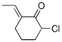 Cyclohexanone, 2-chloro-6-ethylidene-Structure,108685-95-6Structure Cyclohexanone, 2-chloro-6-ethylidene- Structure,108685-95-6Structure