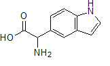 ɑ-Amino-1h-indole-5-acetic acidStructure,108763-43-5Structure ɑ-Amino-1h-indole-5-acetic acid Structure,108763-43-5Structure