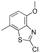 Benzothiazole, 2-chloro-4-methoxy-7-methyl-(9ci) Structure,108773-00-8Structure