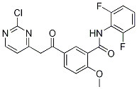 5-(2-(2-Chloropyrimidin-4-yl)acetyl)-n-(2,6-difluorophenyl)-2-methoxybenzamideStructure,1089278-52-3Structure 5-(2-(2-Chloropyrimidin-4-yl)acetyl)-n-(2,6-difluorophenyl)-2-methoxybenzamide Structure,1089278-52-3Structure