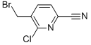 2-Pyridinecarbonitrile, 5-(bromomethyl)-6-chloro-Structure,1092114-91-4Structure 2-Pyridinecarbonitrile, 5-(bromomethyl)-6-chloro- Structure,1092114-91-4Structure