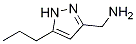 (5-Propyl-1h-pyrazol-3-yl)methanamineStructure,1093415-70-3Structure (5-Propyl-1h-pyrazol-3-yl)methanamine Structure,1093415-70-3Structure