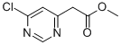 4-Pyrimidineacetic acid, 6-chloro-, methyl esterStructure,1097779-00-4Structure 4-Pyrimidineacetic acid, 6-chloro-, methyl ester Structure,1097779-00-4Structure