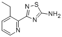 3-(3-Ethylpyridin-2-yl)-1,2,4-thiadiazol-5-amineStructure,1103426-73-8Structure 3-(3-Ethylpyridin-2-yl)-1,2,4-thiadiazol-5-amine Structure,1103426-73-8Structure