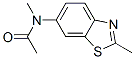 Acetamide, n-methyl-n-(2-methyl-6-benzothiazolyl)-(9ci)Structure,110460-00-9Structure Acetamide, n-methyl-n-(2-methyl-6-benzothiazolyl)-(9ci) Structure,110460-00-9Structure