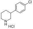 3-(4-Chlorophenyl)piperidine hydrochlorideStructure,1106941-01-8Structure 3-(4-Chlorophenyl)piperidine hydrochloride Structure,1106941-01-8Structure