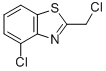 Benzothiazole, 4-chloro-2-(chloromethyl)-(9ci)Structure,110704-20-6Structure Benzothiazole, 4-chloro-2-(chloromethyl)-(9ci) Structure,110704-20-6Structure