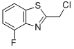 Benzothiazole, 2-(chloromethyl)-4-fluoro-(9ci)Structure,110704-21-7Structure Benzothiazole, 2-(chloromethyl)-4-fluoro-(9ci) Structure,110704-21-7Structure