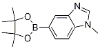 1-甲基-5-(4,4,5,5-四甲基-1,3,2-二噁硼烷-2-基)-1H-苯并[d]咪唑結(jié)構(gòu)式_1107627-02-0結(jié)構(gòu)式