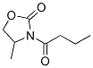 2-Oxazolidinone, 4-methyl-3-(1-oxobutyl)-Structure,111292-83-2Structure 2-Oxazolidinone, 4-methyl-3-(1-oxobutyl)- Structure,111292-83-2Structure