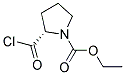 1-Pyrrolidinecarboxylic acid, 2-(chlorocarbonyl)-, ethyl ester, (2s)-(9ci)Structure,111492-60-5Structure 1-Pyrrolidinecarboxylic acid, 2-(chlorocarbonyl)-, ethyl ester, (2s)-(9ci) Structure,111492-60-5Structure