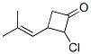 Cyclobutanone, 2-chloro-3-(2-methyl-1-propenyl)-(9ci) Structure,111545-32-5Structure