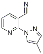 2-(4-Methyl-1H-pyrazol-1-yl)nicotinonitrileStructure,1119391-07-9Structure 2-(4-Methyl-1H-pyrazol-1-yl)nicotinonitrile Structure,1119391-07-9Structure