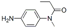 Propanamide, n-(4-aminophenyl)-n-methyl-Structure,112077-95-9Structure Propanamide, n-(4-aminophenyl)-n-methyl- Structure,112077-95-9Structure