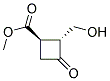 Cyclobutanecarboxylic acid, 2-(hydroxymethyl)-3-oxo-, methyl ester, trans-(9ci)Structure,112139-40-9Structure Cyclobutanecarboxylic acid, 2-(hydroxymethyl)-3-oxo-, methyl ester, trans-(9ci) Structure,112139-40-9Structure