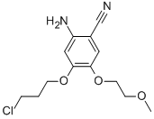 4-(3-Chloropropoxy)-5-methoxy-2-nitrobenzonitrileStructure,1122661-13-5Structure 4-(3-Chloropropoxy)-5-methoxy-2-nitrobenzonitrile Structure,1122661-13-5Structure