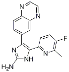 5-(5-Fluoro-6-methylpyridin-2-yl)-4-(quinoxalin-6-yl)-1h-imidazol-2-amineStructure,1132610-46-8Structure 5-(5-Fluoro-6-methylpyridin-2-yl)-4-(quinoxalin-6-yl)-1h-imidazol-2-amine Structure,1132610-46-8Structure
