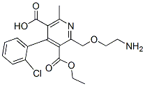 2-[(2-Aminoethoxy)methyl]-4-(2-chlorophenyl)-6-methyl-3,5-pyridinedicarboxylic acid 3-ethyl ester Structure,113994-38-0Structure