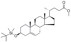 (3Beta)-3-(tert-butyldimethylsilyl)oxy-chol-5-en-24-oic acid methyl esterStructure,114011-35-7Structure (3Beta)-3-(tert-butyldimethylsilyl)oxy-chol-5-en-24-oic acid methyl ester Structure,114011-35-7Structure
