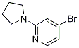 4-Bromo-2-(1-pyrrolidinyl)pyridineStructure,1142194-47-5Structure 4-Bromo-2-(1-pyrrolidinyl)pyridine Structure,1142194-47-5Structure